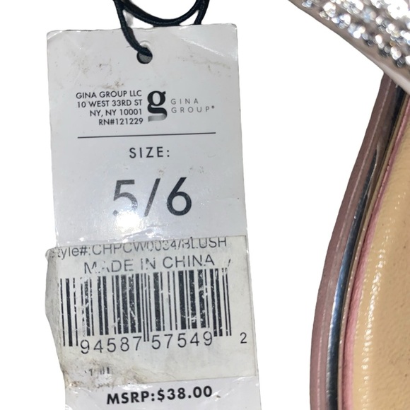 Chatties Pink Jelly Glam crystal / gem embellished Comfort Sandal . - Picture 2 of 7